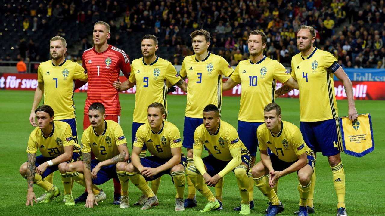 team photo for Sweden